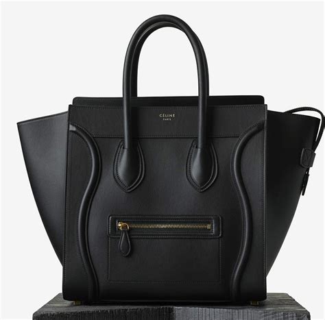 celine black luggage bag|top 10 celine handbags.